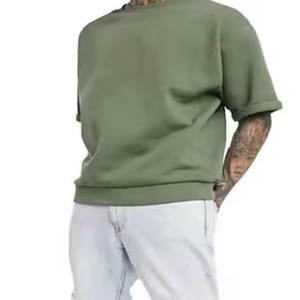 Camiseta de Manga Corta para Hombre, 100% Algodón, Cuello Redondo, Corte Holgado, Personalizable con el Logotipo de tu Marca, 340g, Venta al Por Mayor - Product Image 5