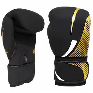 2025 Guantes de boxeo profesionales Cuero de vaca Diseño personalizado y logotipo Hecho a mano en Pakistán Guantes de lujo - Product Image 1