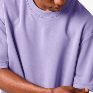 เสื้อยืดผ้าฝ้ายพิมพ์ลายกราฟิกสำหรับผู้ชายเสื้อยืดครอปของผู้ชายแบบหนาพิมพ์ลายกราฟิกตามสั่ง - Product Image 4