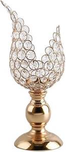 Bougeoir en aluminium élégant et moderne Style minimaliste de la maison pour les événements de luxe Décoration de table à manger de Noël - Product Image 2