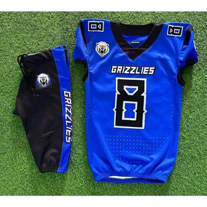 Paquete de Uniformes Personalizados de Fútbol Americano para Adultos 2025, Ropa de Entrenamiento Premium, Uniformes Personalizados de Manga Corta para Hombre - Product Image 5