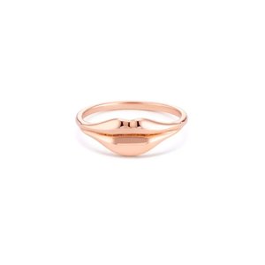 Anillo bohemio de plata 925 con forma de labio, anillo extravagante para niñas con anillo de boca chapado en oro para regalos de mujer - Product Image 4