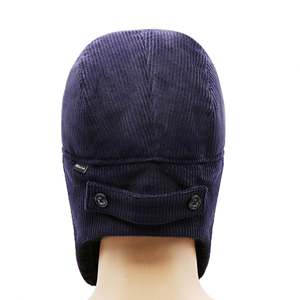 Chapeau de trappeur personnalisé pour homme, chaud et épais, idéal pour l'hiver et les activités de plein air, style Mad Bomber - Product Image 4