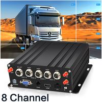 Kit hybride automatique pour autobus scolaire CCT, DVR mobile 4G, MDVR pour camion, 8 canaux AHD 1080p, GPS 4G, Wifi, MDVR, moniteur de voiture, système DVR pour camion
