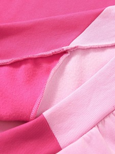 Nuevo 2022 alta calidad invierno Casual Deporte Mujer Stand Fleece sudadera logotipo personalizado Color bloque personalizado colores sudaderas - Product Image 3