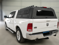 Capot de camion Ford F-150 en aluminium, 6,5 pieds, avec porte-bagages de toit et portes verrouillables