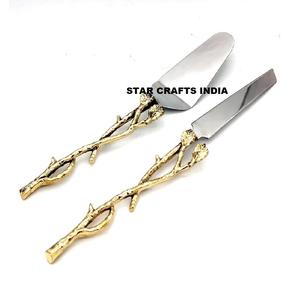 Ensemble de couverts royaux de luxe en acier inoxydable couverts de mariage écologiques avec longue cuillère et fourchette en métal brillant vintage pour le thé - Product Image 3