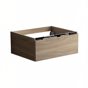 Conjunto de Baño Minimalista Viesta de 60 cm en Roble Natural con Base de Madera y Cajón - Product Image 3