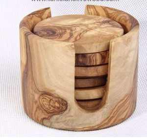 Nuevos posavasos de madera para bebidas, posavasos creativos de madera de nuevo estilo para suministros de cocina - Product Image 2