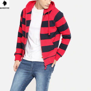 เสื้อแจ็คเก็ตมีซิปแบบคู่สำหรับผู้ชายเสื้อฟลีซซักได้สไตล์วินเทจผ้าฟลีซเทอร์รี่น้ำหนักทันสมัย - Product Image 4