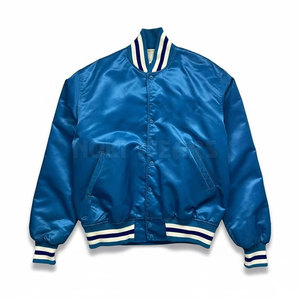 แจ็กเก็ตผ้าซาตินสำหรับผู้ชายแจ็กเก็ตเลตเตอร์แมนคุณภาพสูงออกแบบได้ตามต้องการ - Product Image 1