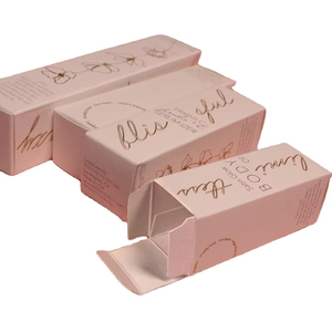 KAKA Luxe roze verpakking van gerecycled karton met aangepast logo en gouden opdruk voor huidverzorging & beauty - Product Image 2