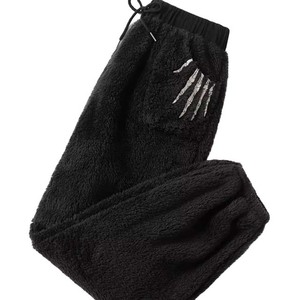 Custom Manufacturer's Unisex 2-Piece Plain Fleece Cotton <b>Sherpa</b> Fleece Trousers OEM Embroidered <b>Jogger</b> Sports Sweatpants Sets - Product Image 1