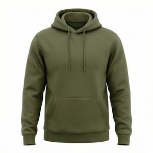 Hoodie surdimensionné élégant pour homme, design vintage délavé avec poche avant, confortable, personnalisable pour l'hiver. - Product Image 1