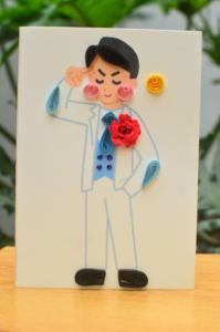 High Quality Haru <b>Card</b> Quilling Floral Handmade Digital Printing Greeting <b>Card</b> Wholesale Thank You <b>Paper</b> Crafts for Gift - Product Image 5