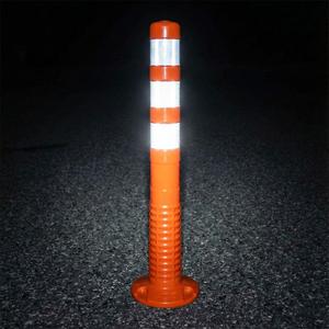 Delinator 75x8 cm Bouée Flexible en TPU Orange Produit d'Avertissement Routier - Product Image 2