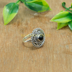 Top Quality <b>Black</b> <b>Onyx</b> <b>Ring</b> 925 Sterling Silver <b>Ring</b> Statement <b>Ring</b> Handmade Design <b>Ring</b> Gemstone <b>Ring</b> <b>Black</b> <b>Onyx</b> Jewelry Gift - Product Image 5