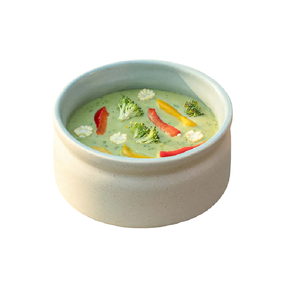 Cuenco de madera de olivo para servir aperitivos y más plato de madera redondo y plato con esmalte acabado blanco - Product Image 4