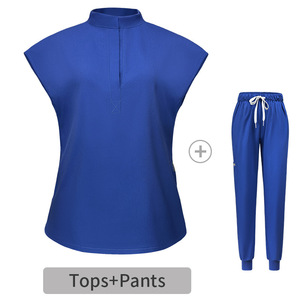 Wholesale Custom Made OEM Spandex Twill Fabric Unisex Breathable Nurse Uniform <b>Scrub</b> <b>Sets</b> for Hospital Use - Product Image 3