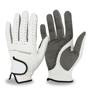 Los últimos guantes de golf personalizados Guantes de golf de la mejor calidad Cabretta Cuero Transpirable Antideslizante Guantes de golf con logotipo personalizado para invierno - Product Image 3