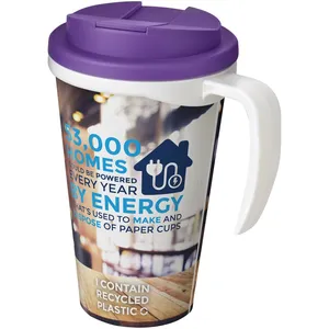 Gobelet isotherme Brite-Americano 350 ml Grande avec couvercle en acier inoxydable, vaisselle en plastique - Product Image 4