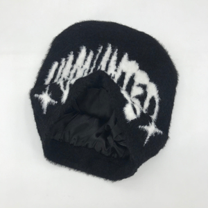 Gorro de punto unisex, cálido, suave y acogedor, forrado de lana, ajustable, elegante, para exteriores, para clima frío, uso casual. - Product Image 2