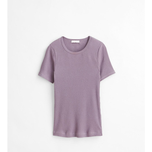 เสื้อยืดสตรีผ้าฝ้าย100% แขนสั้นเสื้อท่อนบนผ้าฝ้ายสั้นแบบพิมพ์โลโก้ได้ตามต้องการ - Product Image 5