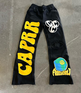 Coton Polyester coupe normale taille haute cordon de jogging décontracté grande taille polaire respirante d'hiver solide - Product Image 3