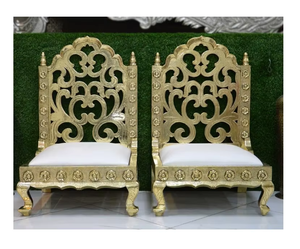 SILLA DE BODA DE ACERO INOXIDABLE dorado, nuevo diseño de lujo - Product Image 6