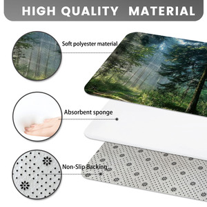Custom Printed Bath <b>Mat</b> <b>Bathroom</b> Rug <b>Set</b> for <b>Bathroom</b> Non-Slip Shower Curtain Bath <b>Mat</b> - Product Image 2