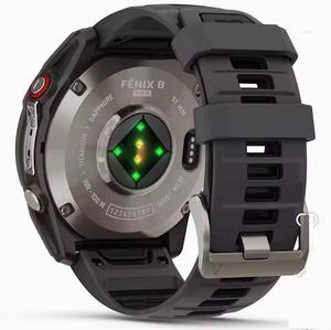 Montre connectée GPS multisports haut de gamme Garmin fenix 8 pro toute neuve, autonomie de batterie longue durée, certifiée DiveRated, lampe torche LED intégrée. - Product Image 4