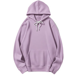 Sweat-shirt et pantalon de survêtement en molleton de coton unisexe tendance, sur mesure, style streetwear, doublé, épais, confortable, élégant, sweat-shirt pour femme - Product Image 4