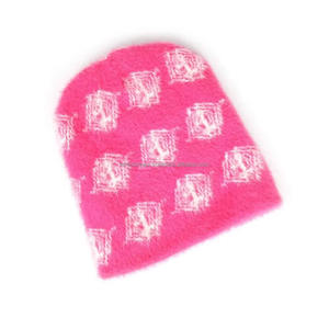 Mohair unisexe élégant-Bonnets en coton pour l'hiver | Logo personnalisé disponible - Product Image 3