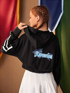 Venta caliente Sudadera con capucha diseño 100% poliéster mujeres Sudadera con capucha en blanco logotipo personalizado liso sudaderas con capucha térmicas para las mujeres - Product Image 2