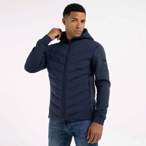 Veste hybride de haute qualité pour hommes avec panneaux isolés et tissu respirant pour un confort par tous les temps - Product Image 2