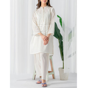 ชุดลำลองแบบปากีสถาน ชัลวาร์ กามีซ สำหรับผู้หญิง สีตามสั่ง ชุดสตรีแบบปากีสถานเรียบง่าย ชัลวาร์ กามีซ - Product Image 1