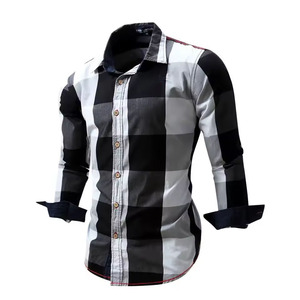 Chemise d'hiver à manches longues de qualité supérieure pour hommes Chemise boutonnée respirante et douce par OVERSEAS SPORTS - Product Image 3