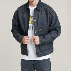 Chaquetas Vaqueras Acolchadas para Hombre, de Invierno, Ecológicas, Anti-UV, con Múltiples Bolsillos, Cuello Alto, Logotipo Personalizado en la Parte Delantera, Venta al Por Mayor, Alta Calidad - Product Image 1