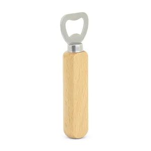 Apribottiglie Personalizzato in Acciaio e Legno Dodoma - Gadget Unici e Personalizzabili - Product Image 1