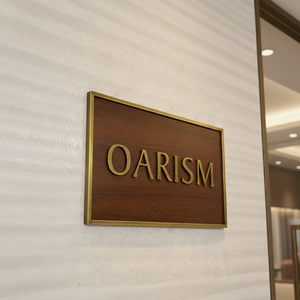 Özel tasarım kazınmış ayna bitirmek tabela iş Sigs markalaşma dekorasyon altın paslanmaz çelik oyulmuş plak - Product Image 1