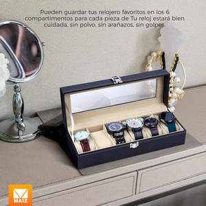 Organizer <b>Case</b> <b>Display</b> <b>Case</b> for Watches, Jewelry, and Jewelry Box - Assorted Colors - Product Image 3