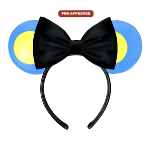 Diadema de vinilo personalizada de fábrica - Diseño de orejas de ratón hechas a medida con concepto de preaprobación, Bandera de Palau H.E.R. Accesorios Universales - Product Image 1