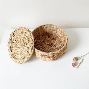 Cajas organizadoras de almacenamiento para el hogar al por mayor, cajas de jacinto de agua, cajas tejidas de menor costo - Product Image 2