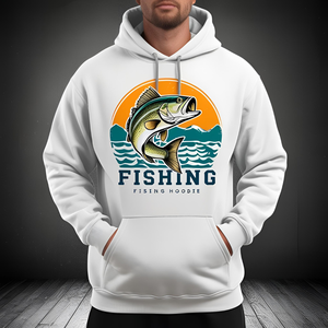 Sweat à capuche de pêche personnalisé léger avec protection UV pour les sports d'extérieur d'hiver Tissu respirant avec impression de logo numérique en option - Product Image 3