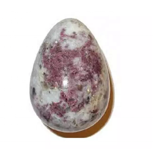 หินคริสตัลธรรมชาติไข่ lepidolite ฮวงจุ้ยไข่หยกกึ่งมีค่าสำหรับการออกกำลังกายช่องคลอดขายส่ง - Product Image 2