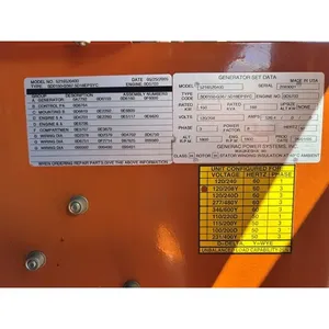 Groupe électrogène diesel industriel triphasé d'occasion de 150 kW, 480 V, alimentation de secours commerciale - Product Image 5