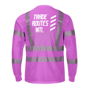 Custom Embroidered Reflective Safety Construction <b>Overall</b> Set Bib Button-Up Shirt Crew Necks <b>Waterproof</b> Polyester 100% Premium - Product Image 3