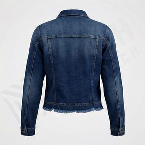 Vestes en jean pour femmes, fabrication, matériau durable, service OEM, veste en denim, tendance de la mode, vêtements décontractés, couleur personnalisée - Product Image 2