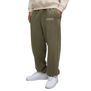 Pantalones Deportivos de Hombre de Pierna Recta Ancha, Transpirables, Antibolitas, de Algodón, Estilo Francés, de Secado Rápido, Holgados, para Hacer Ejercicio - Product Image 1