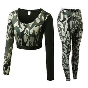 Ensemble de yoga pour femmes Active Wear Soutien-gorge et leggings de fitness grande taille Soutien-gorge et leggings de sport pour vêtements de sport d'entraînement - Product Image 5